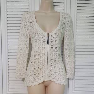 Crochet Top with zipper